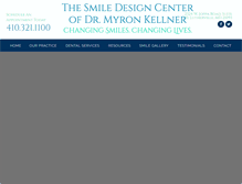 Tablet Screenshot of kellnersmiles.com